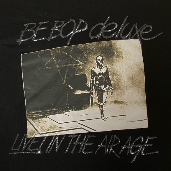 Bill Nelson’s Be Bop deluxe LiVE IN THE AIR AGE Tshirt Men’s Sz 3XL LP Art NEW - Picture 2 of 4